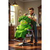 Broccoli Chef Makeover Illustration