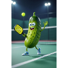 Animated Lemon Humorous Tennis Brokerage