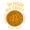 Conception de l’emblème Bitcoin Trust