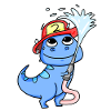 Motif Dino Pompiers