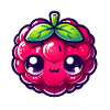 Raspberry Kawaii Illustration