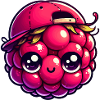 Adorable Raspberry with Cap
