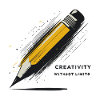 Creative Pencil with Inspirational Quote