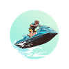 La vita è migliore a tutto gas Jet Ski