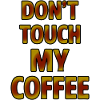 Bold Coffee Warning Graphic