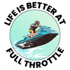 Jet Ski Rider Chemise Ocean Adventure