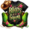 Florale Westernstiefel