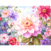 Pastel Flowers for Spring Clothing