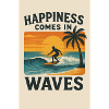 Happiness comes in waves