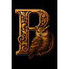 B - Ornement magique avec hibou