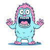 Playful Monster Heart Design