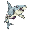 Requin Halloween Zombie