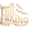 Hiker Typography - Hiking Design