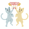 Friends Share Pawsitive Energy