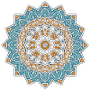 Persian Mandala – Blue & Gold