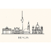 Berlin Skyline Minimalistisch