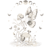 Gothic Skeleton Fairy With Moon Phases