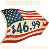 Bidenomics Preisschild Design