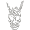 Skull Hand Motif