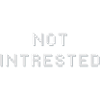 Not Intrested print