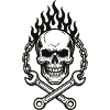 Skull & Wrench Design