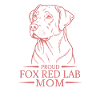 Proud Fox Red Lab Mom