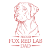 Fier renard rouge labo papa