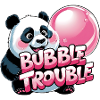 Cute panda with bubble cake