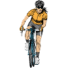 Radfahrerin
