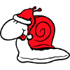 Snail Santa Claus Christmas Hat Gift