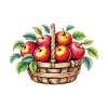 Humor Woman Apple Picking