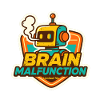 Brain Malfunction Retro Robot Design