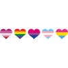 Regenbogen Herz