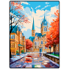 Maastricht Netherlands Autumnal Cathedral Street