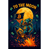Bitcoin Moonmission Illustration