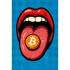 Pop Art Bitcoin Motif