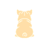 Calmed Mascot Dog Pattern