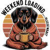 Cozy Coffee Dachshund