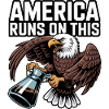 America Runs on Coffee Eagle