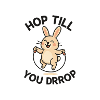 Conception de saut de lapin joyeux