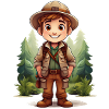 Adventurous explorer