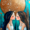 Portrait de Femmes Fusionnelles
