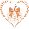 Leopard Pumpkin Heart Design