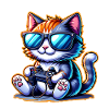 Cat Gaming Gamer