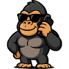 Gorilla Cell Phone Comic