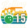 Retro Bowling 15th Birthday Celebration