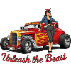 Rusty Hot Rod with Female Accompaniment