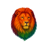 Regenbogenlöwe Porträt