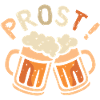 Prost Bierkrug Cheers Design