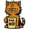 Kaffeetasse – Ähm, Nö - Katzendesign